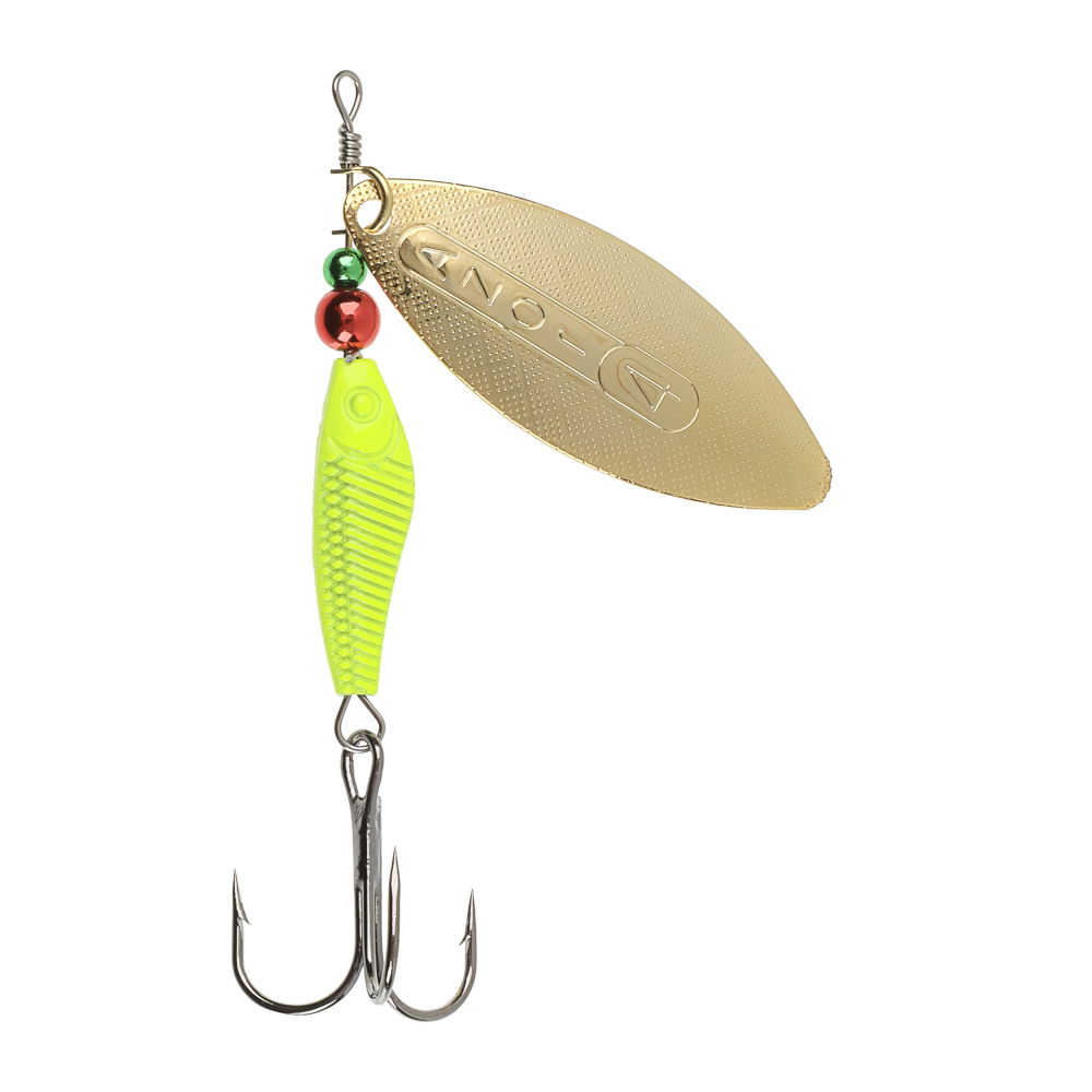 Блесна вращающаяся "Хэви Лонг" тм AZOR FISHING, №4, 8 гр, 5 цветов, арт.№ 145-133