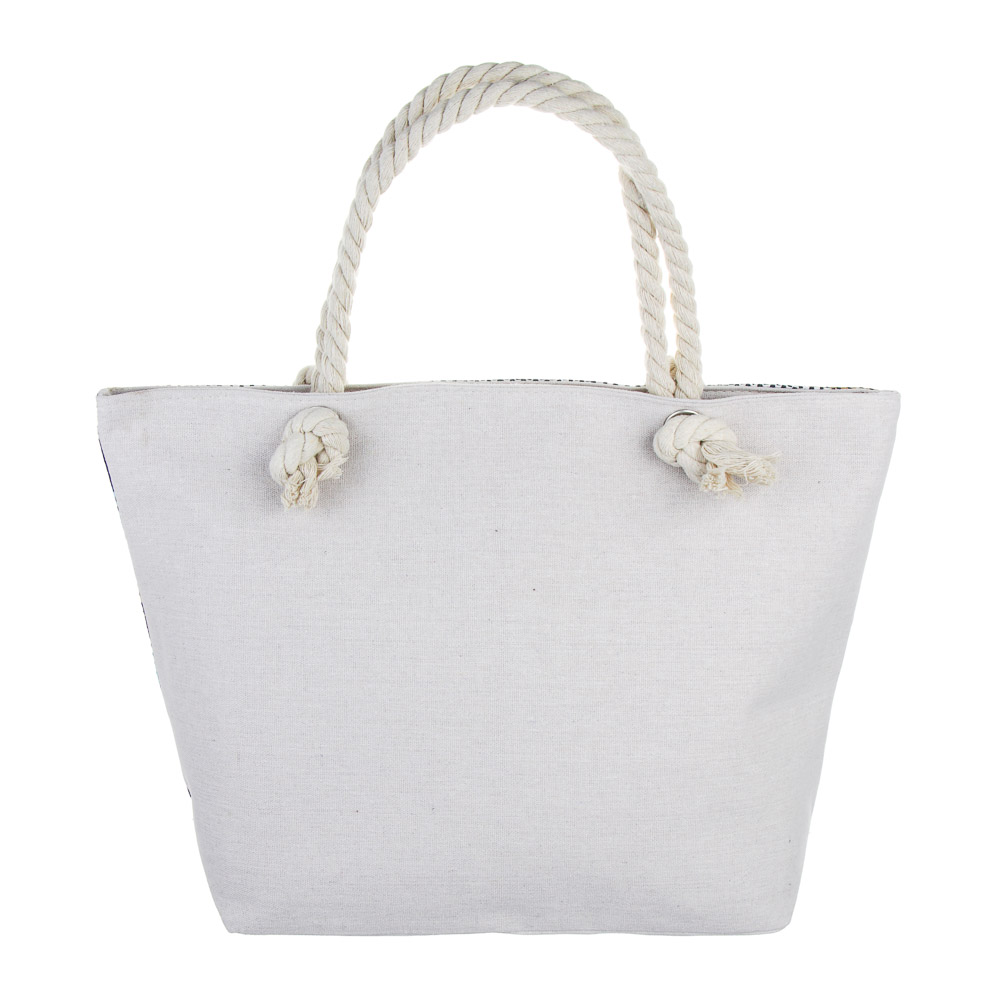 ЮL Корсика Сумка пляжная с ручками-канатами, полиэстер, 49Х33Х14см, 3 цвета, СЗВЛ25-01, арт.№ 337-206