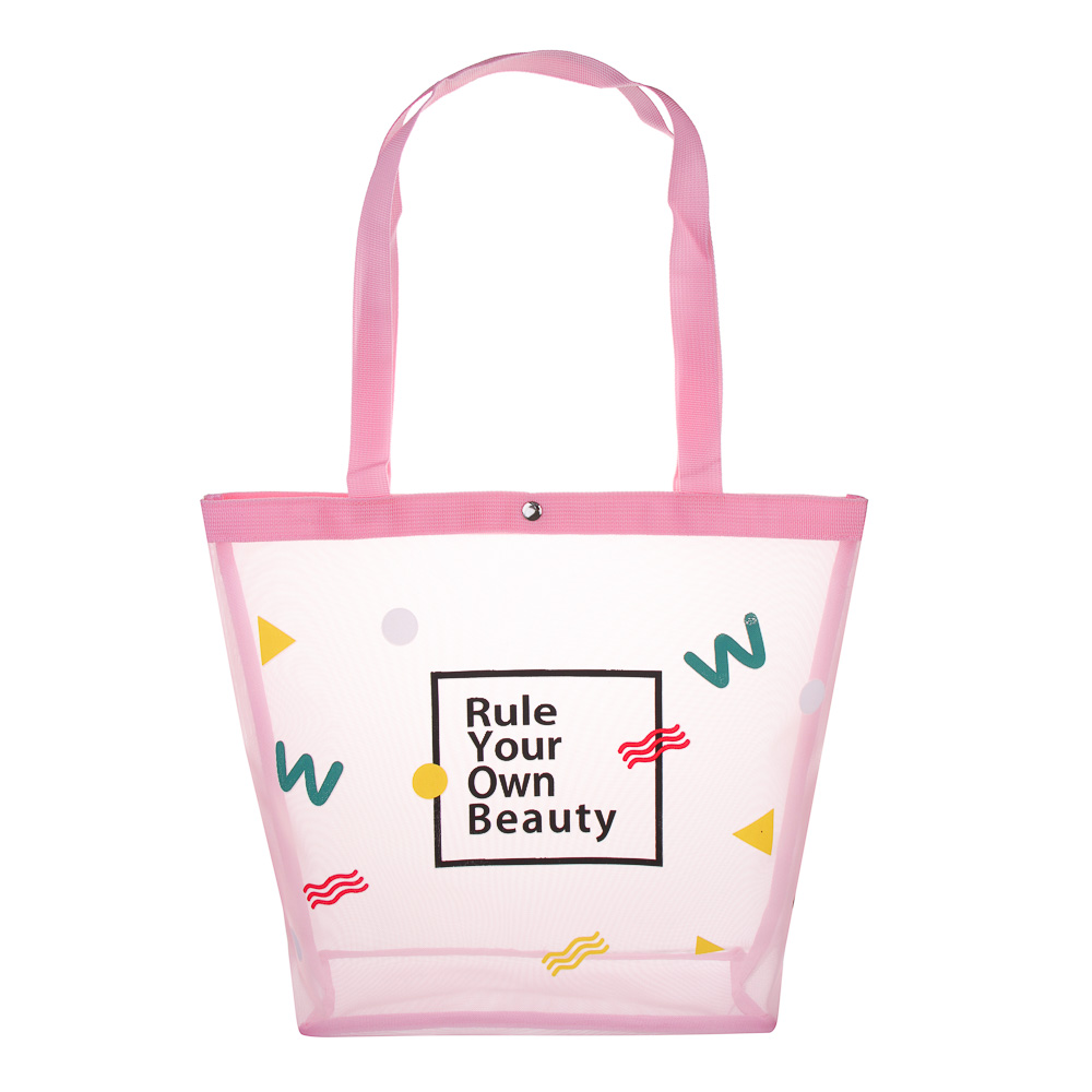 ЮL Айрис Сумка сетка пляжная, полиэстер, 40х35х10см, 3 цвета, СЗВЛ25-03, арт.№ 337-208