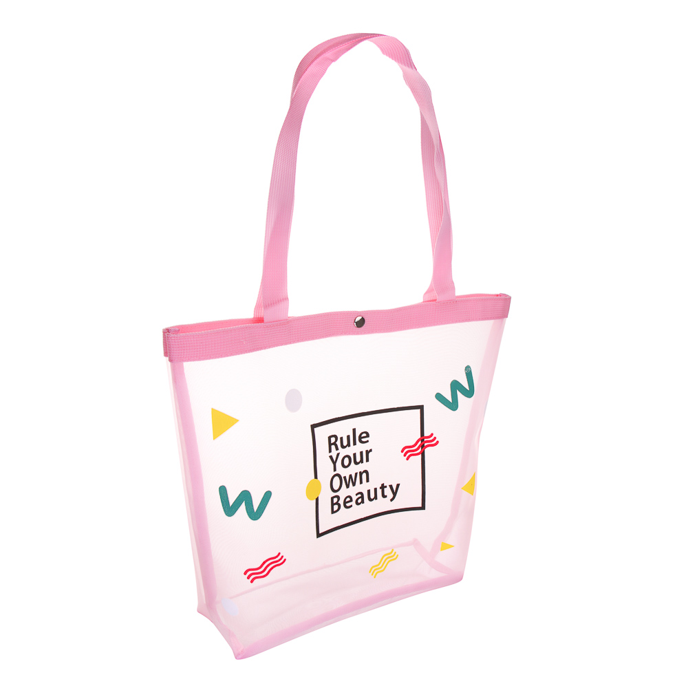 ЮL Айрис Сумка сетка пляжная, полиэстер, 40х35х10см, 3 цвета, СЗВЛ25-03, арт.№ 337-208