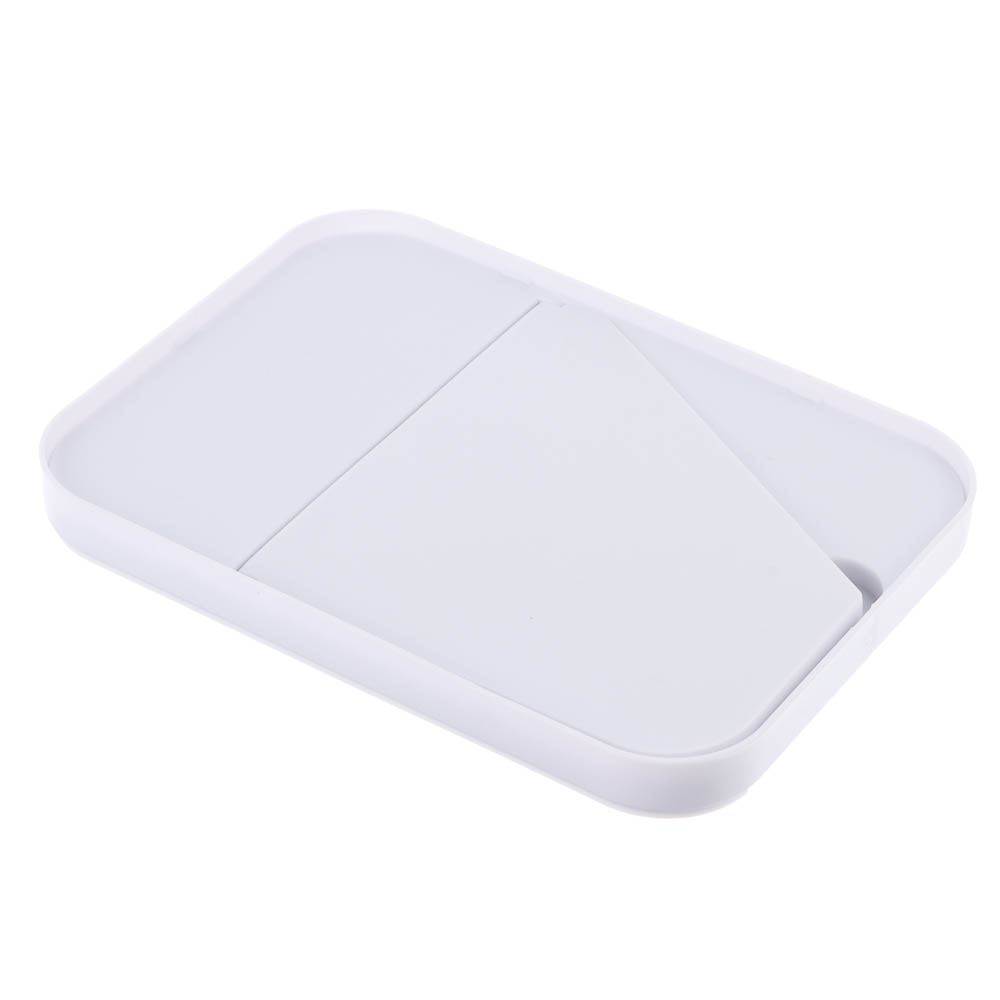 ЮНИLOOK Зеркало настольное, пластик, стекло, 13х18см, 4 цвета, ЗН19-1, арт.№ 347-087