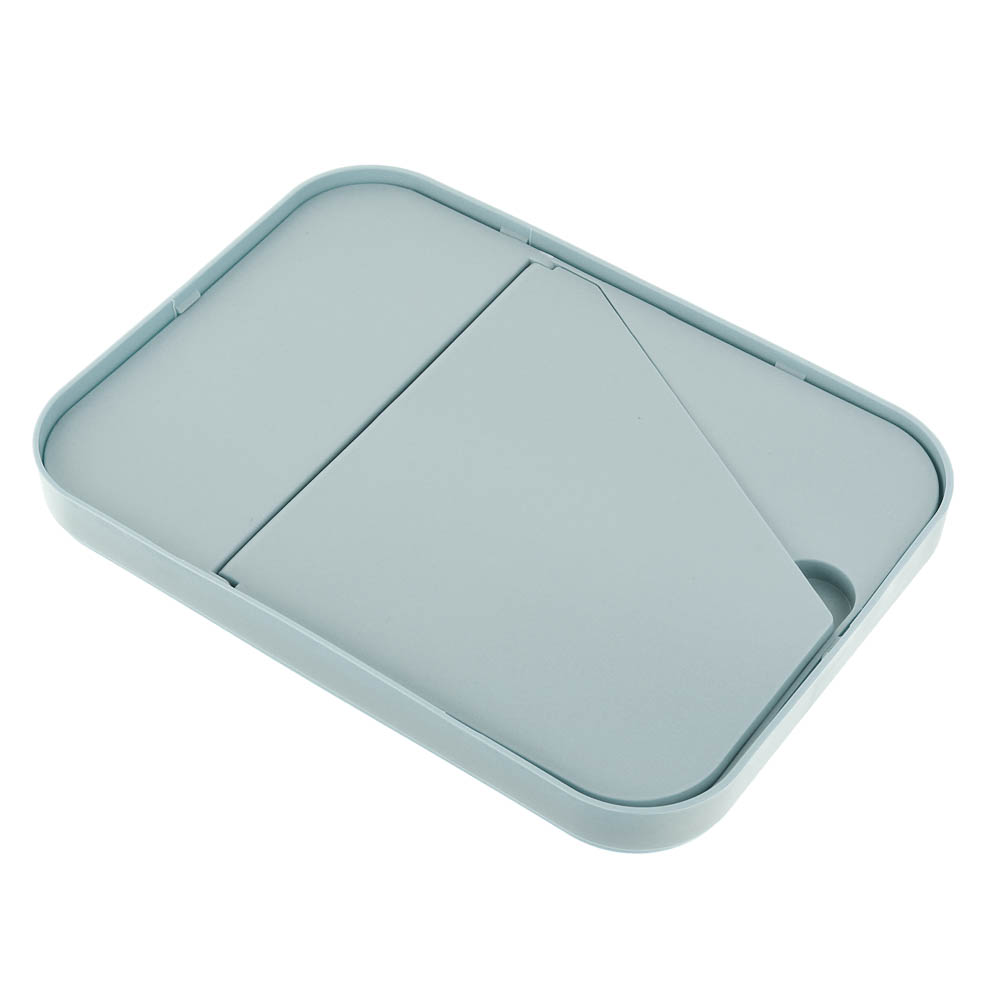 ЮНИLOOK Зеркало настольное, пластик, стекло, 13х18см, 4 цвета, ЗН19-1, арт.№ 347-087