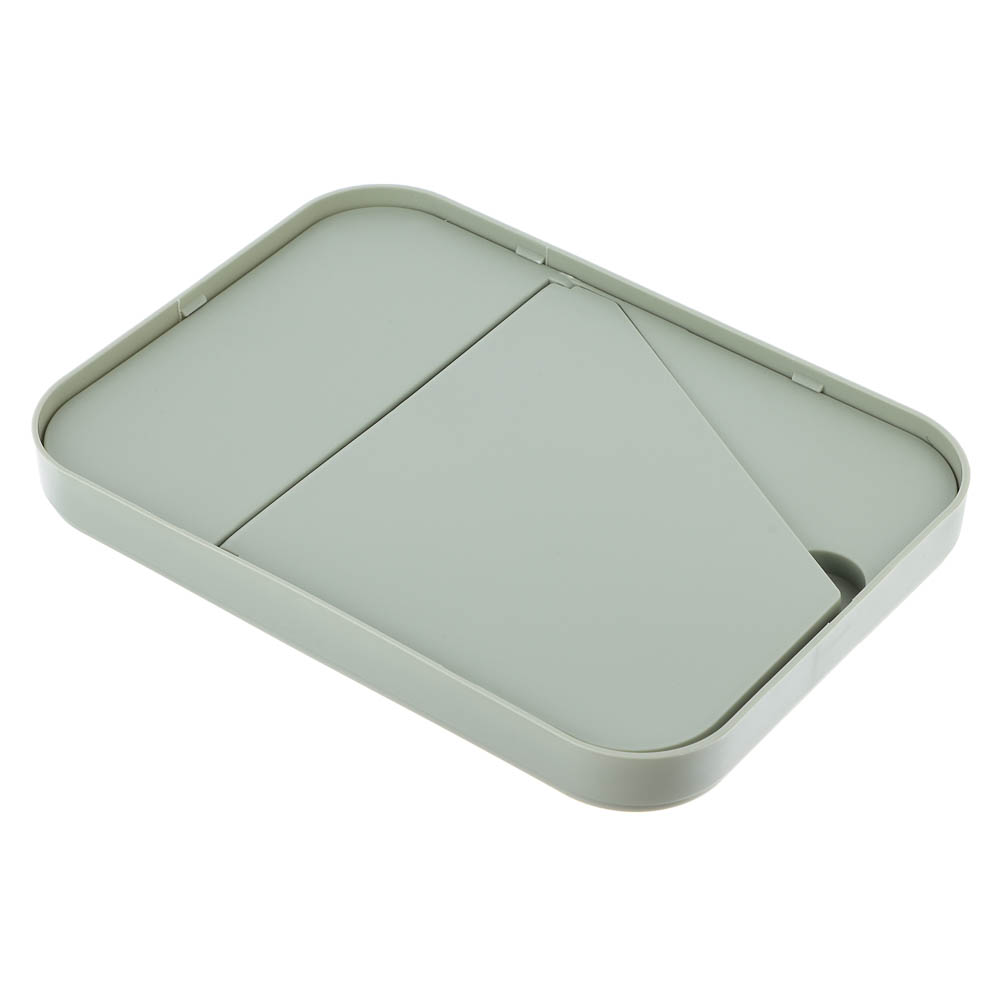 ЮНИLOOK Зеркало настольное, пластик, стекло, 13х18см, 4 цвета, ЗН19-1, арт.№ 347-087