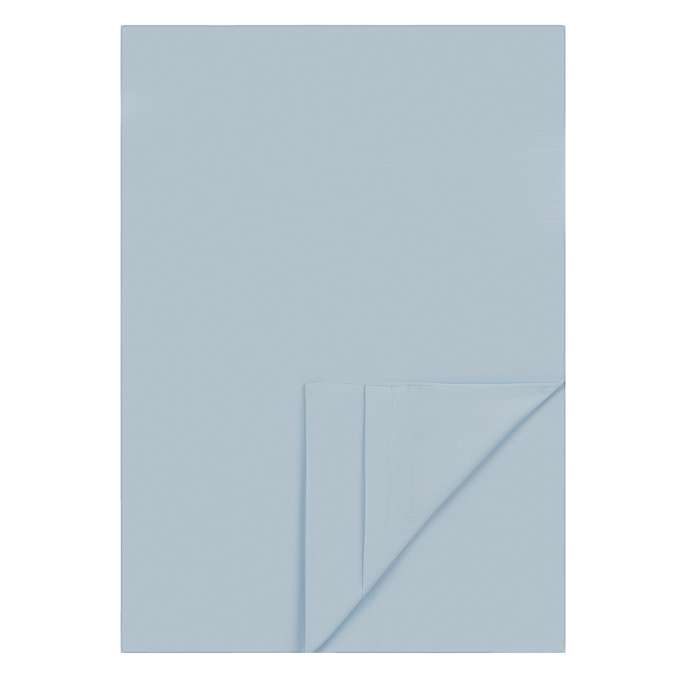 BY COLLECTION Пододеяльник 150х220см, 100% хлопок, небесно-голубой, арт.№ 432-049