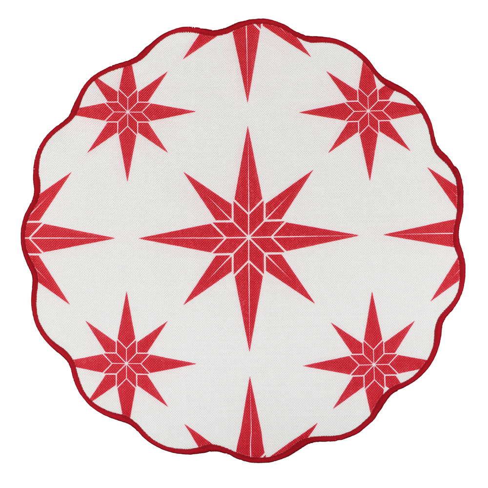 PROVANCE Щелкунчик Салфетки сервировочные, 2шт в комплекте, 38см, 100% полиэстер, 2 дизайна, арт.№ 492-259