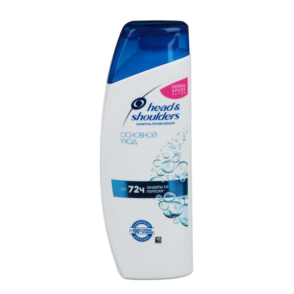 Шампунь для волос HEAD & SHOULDERS 2в1 против перхоти Основной уход для нормальных волос, п/б, 200мл, арт.№ 974-038