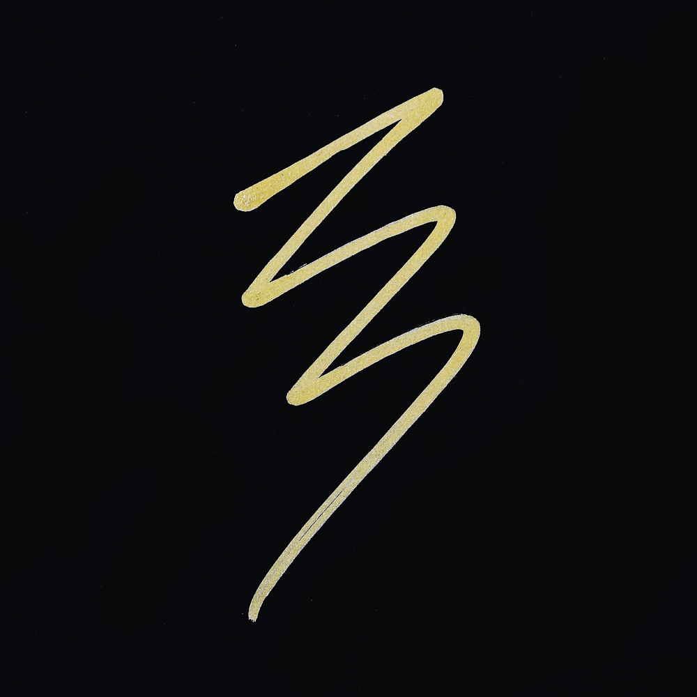 Маркер меловой стираемый "Жидкий мел", 1мм, золотистый металлик, пластик, чернила, арт.№ 613-030