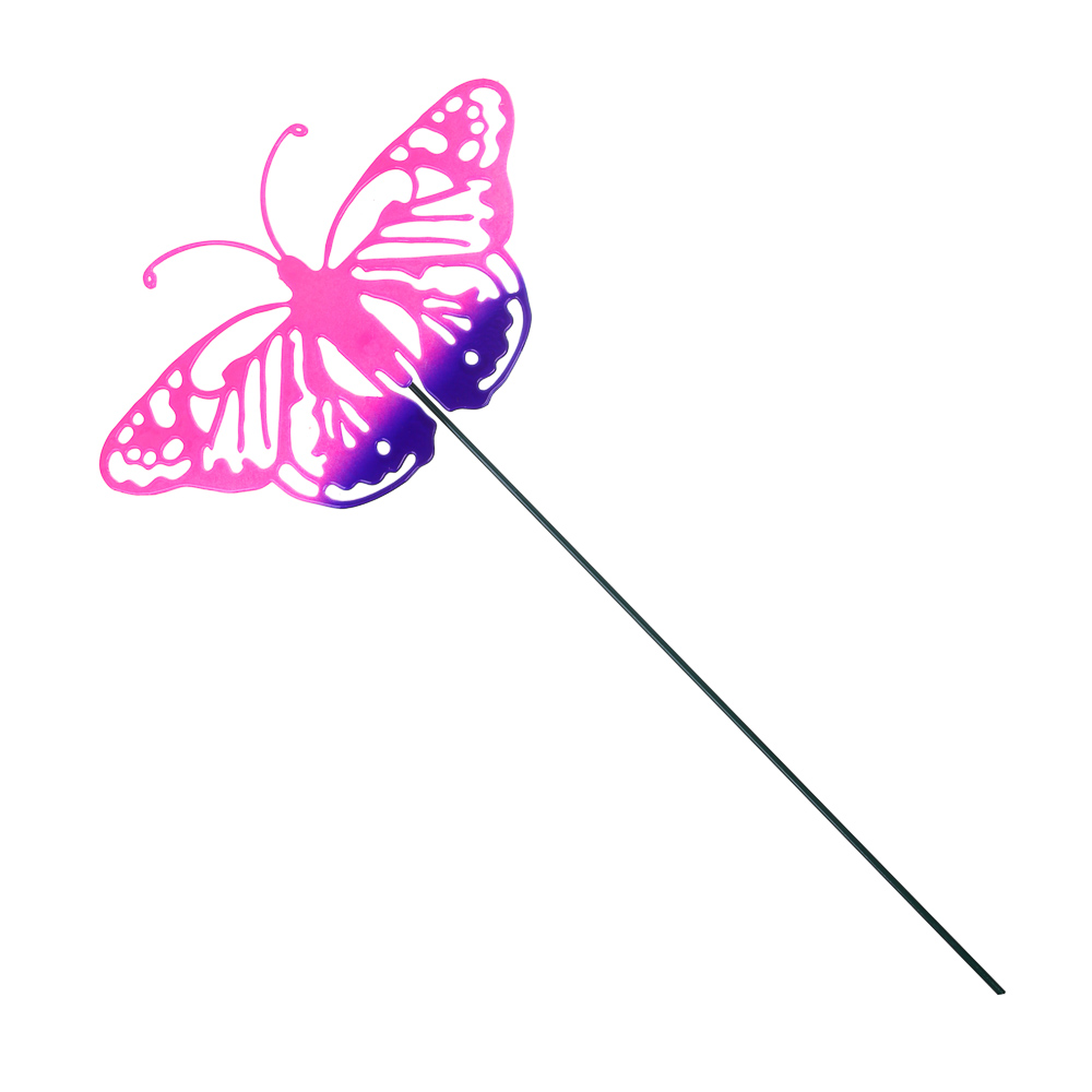INBLOOM Фигурка на стержне Бабочка 60см, металл, пластик, арт.№ 153-177
