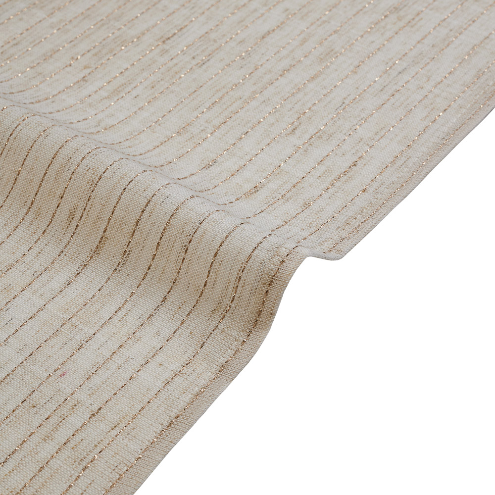 BY COLLECTION White Line Дорожка декоративная, 40х140см, 85% полиэстер, 15% лен, арт.№ 488-110