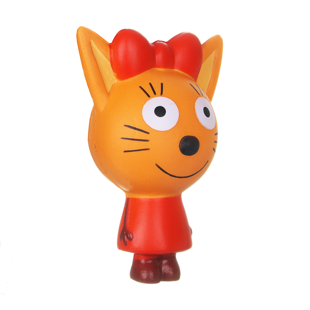 ИГРОЛЕНД Мялка сквиш "Три кота", ПУ, 12х7,5см, 6 дизайнов, арт.№ 297-073