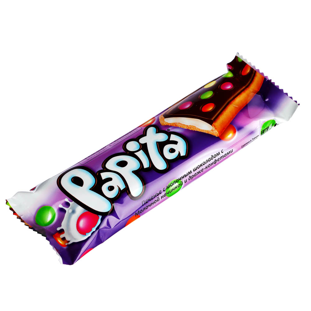 Печенье "Papita" с драже-конфетами в ассортименте 33 г., арт.№ 347-165