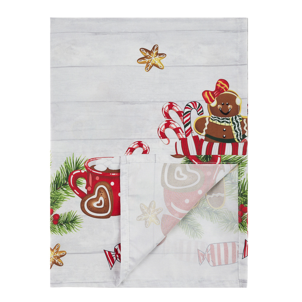 PROVANCE Имбирный пряник Скатерть текстильная 110х140см с водоотталк.пропиткой, 100% полиэстер, арт.№ 492-185