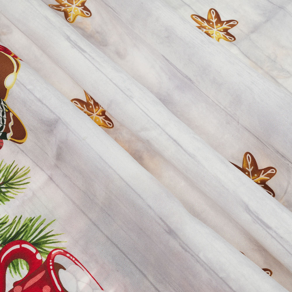 PROVANCE Имбирный пряник Скатерть текстильная 110х140см с водоотталк.пропиткой, 100% полиэстер, арт.№ 492-185