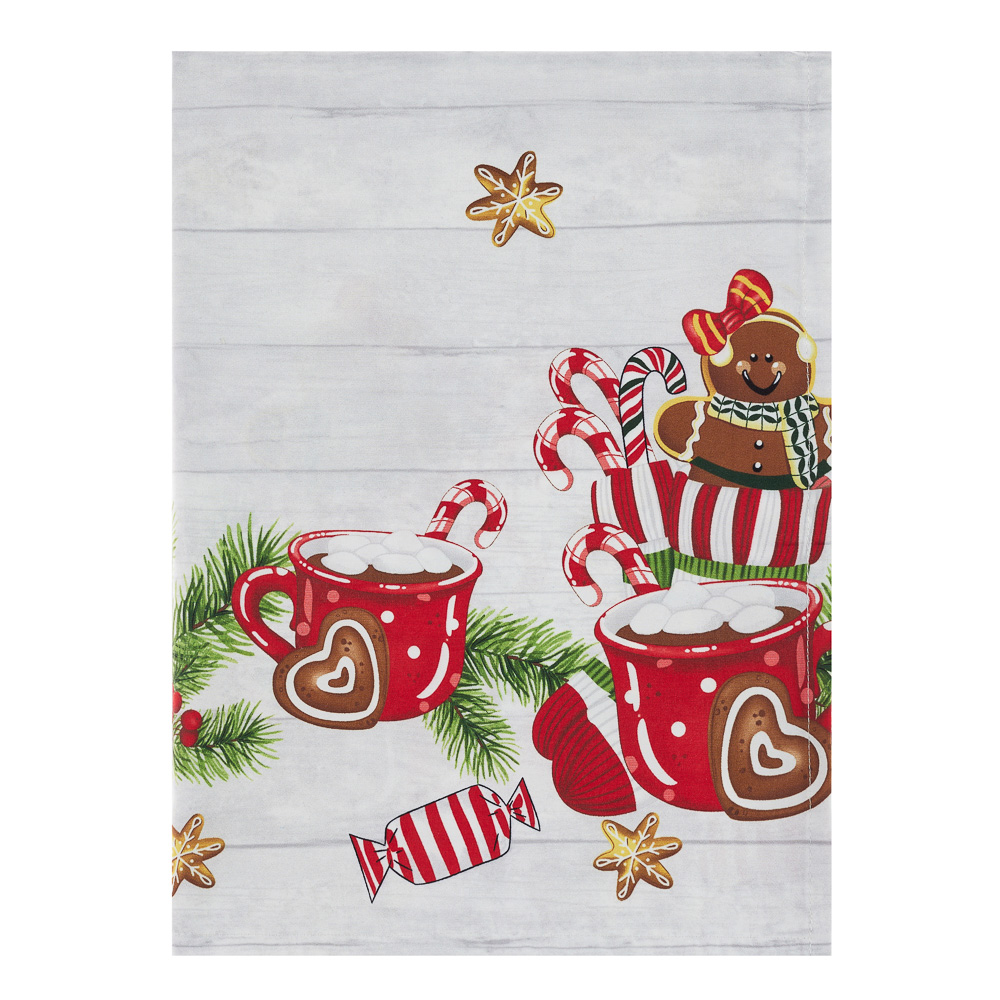 PROVANCE Имбирный пряник Скатерть текстильная 110х140см с водоотталк.пропиткой, 100% полиэстер, арт.№ 492-185