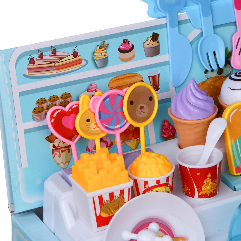 ИГРОЛЕНД Игровой набор Кухня в чемодане, PP, ABS, 39х26х10,5 см, арт.№ 294-219