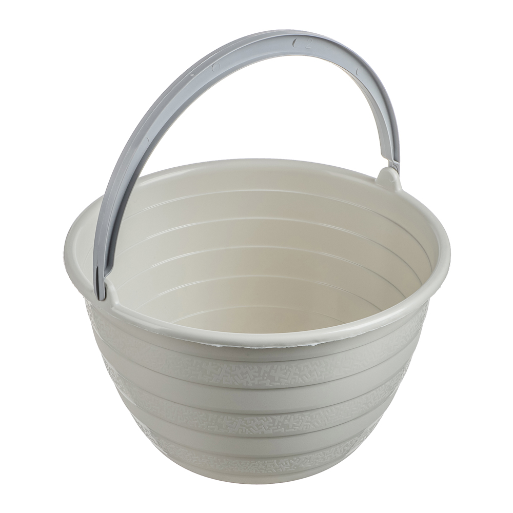 Ведро пластмассовое 5л, "Лукошко", Р1004, арт.№ 407-028