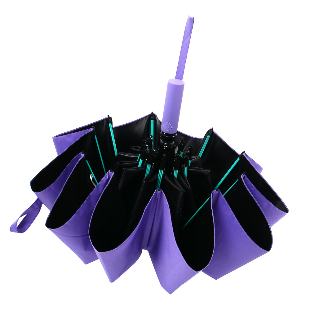 Зонт автомат, усиленный, стекловолокно, металл, пластик, ПЭ, винил, d103см, 10 спиц, 4 цвета, #1, арт.№ 302-397