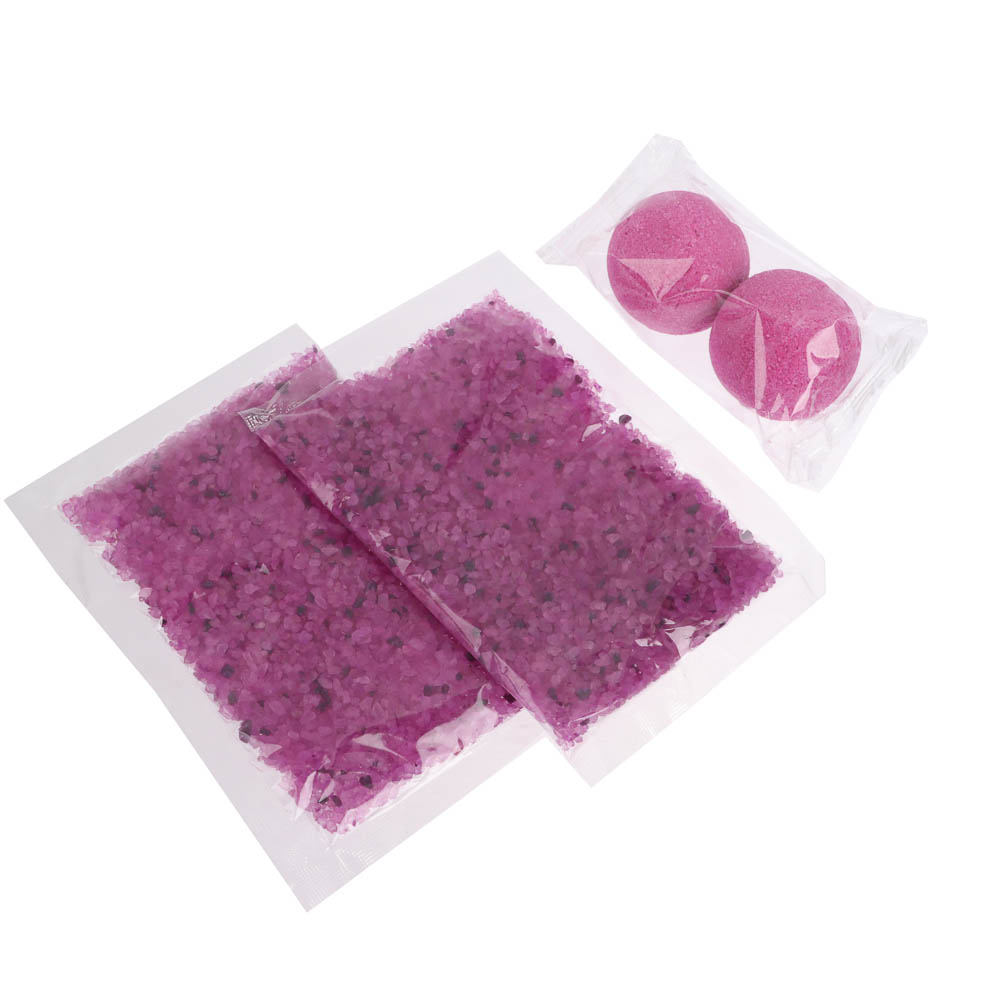 Соль для ванн Прованский сад: ароматизированная, 80гх2шт + шипучая, 40гх2шт, арт.№ 953-083