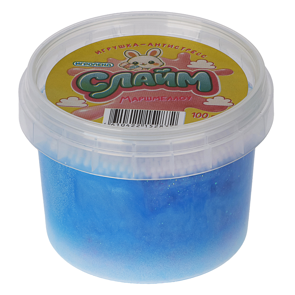 Игрушка-антистресс "Маршмеллоу Слайм", ИГРОЛЕНД, 100гр, арт.№ 218-079