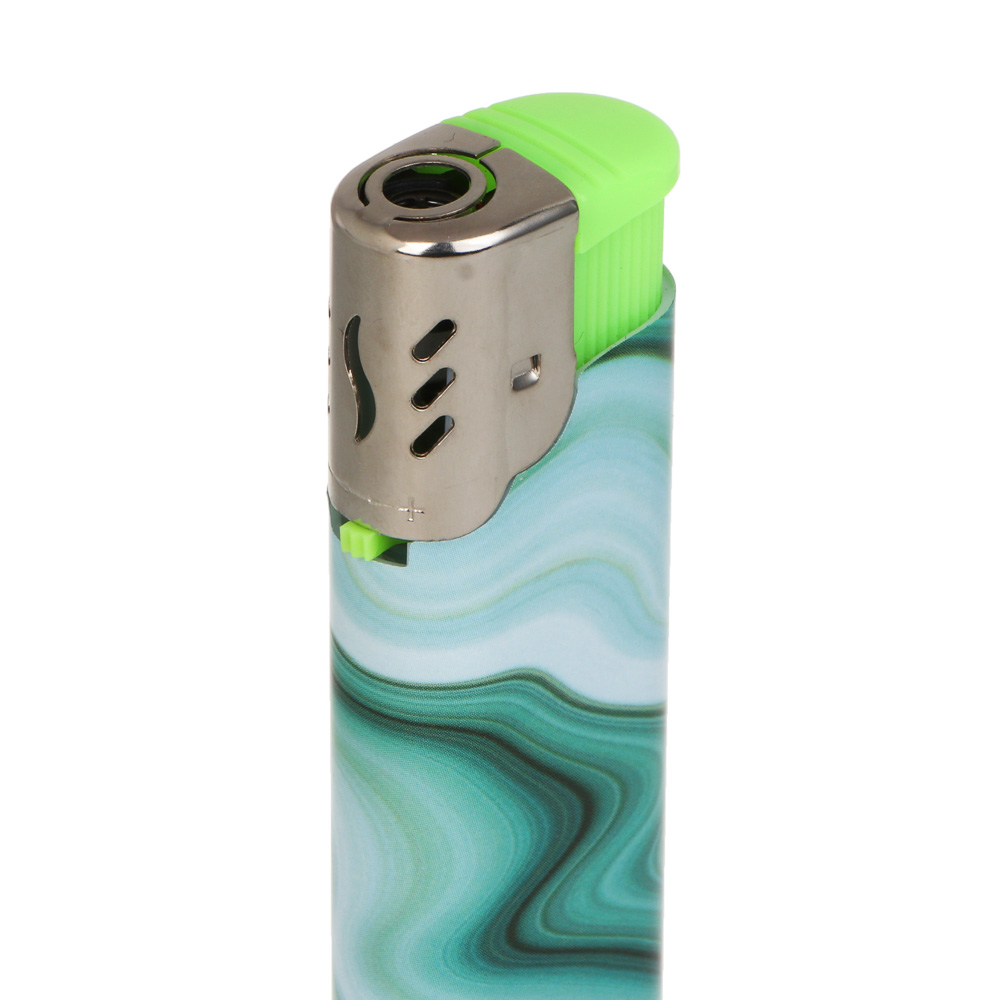 Зажигалка турбо, пьезоподжиг, заправляемая, 7,95х2,46х1,37 см, 5 цветов, арт.№ 101-064