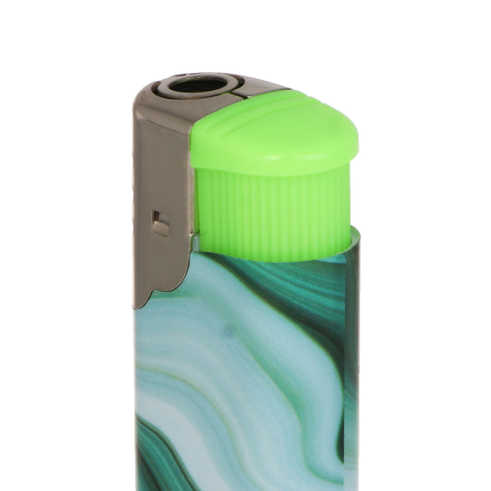 Зажигалка турбо, пьезоподжиг, заправляемая, 7,95х2,46х1,37 см, 5 цветов, арт.№ 101-064