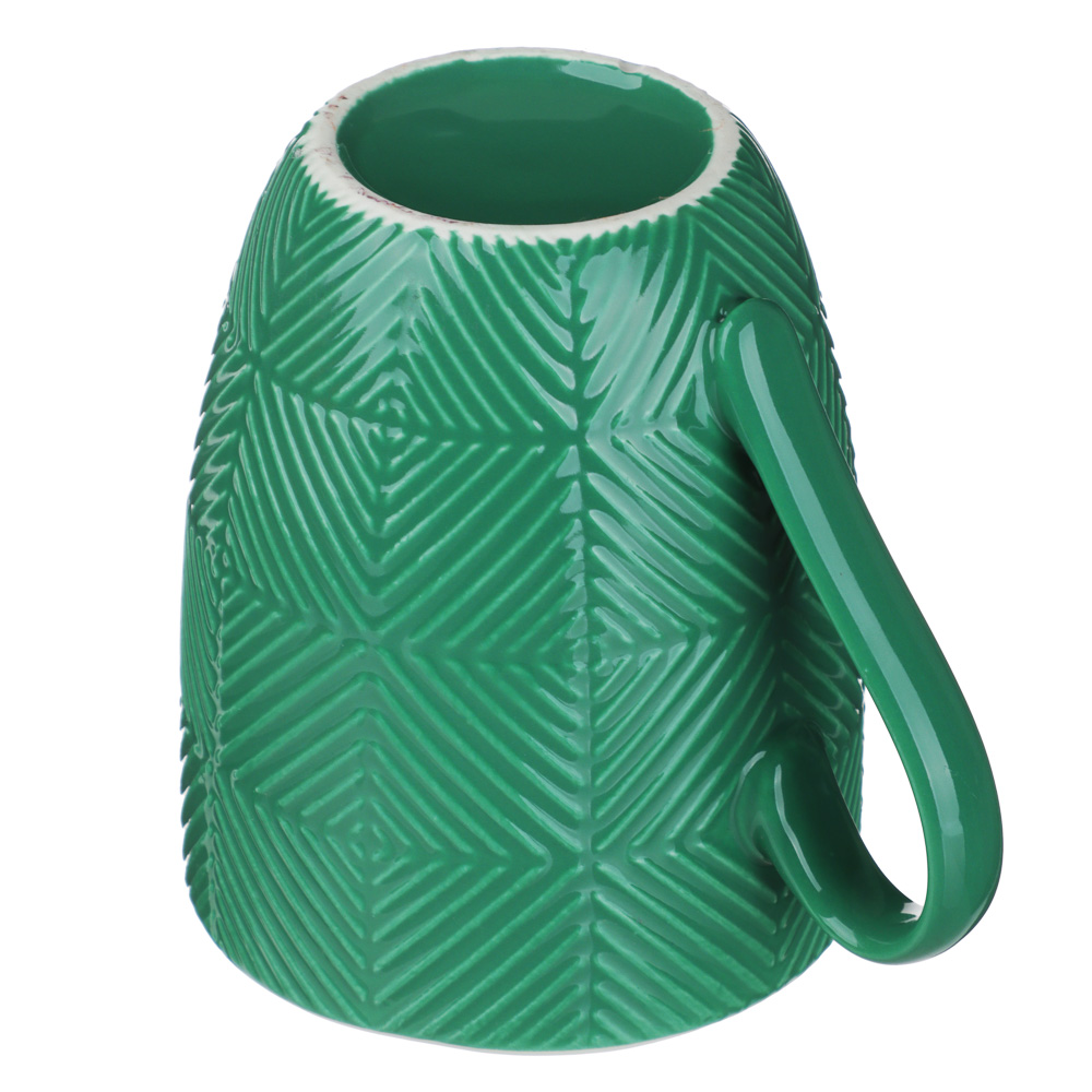 MILLIMI Кружка Квадрат, 380 мл, фарфор, 3 цвета, арт.№ 806-323