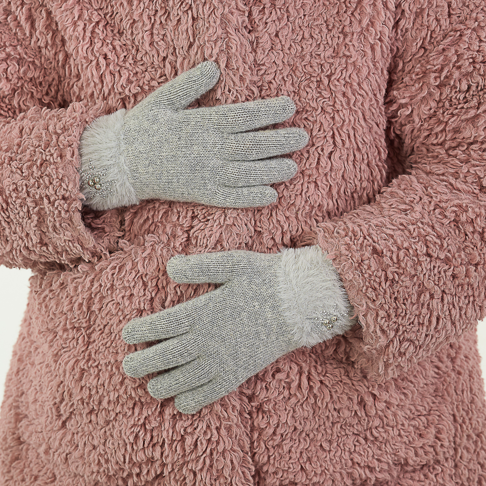 GALANTE Перчатки детские, р.16, 2 дизайна, 3 цвета, СЗПВ24-23, арт.№ 363-382