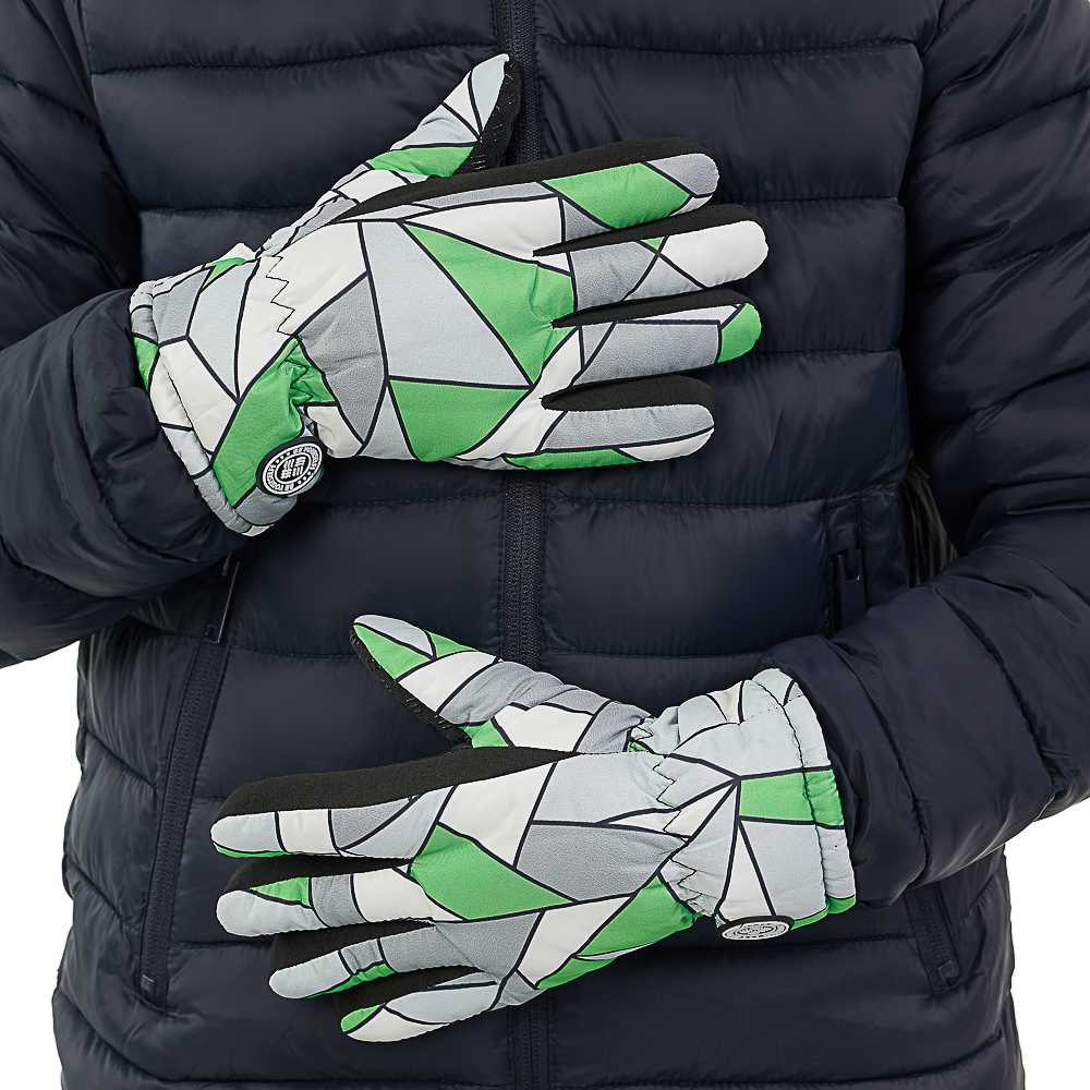 BY Русские Супергерои Перчатки подростковые утепленные с эмблемой, р.16, 4 цвета, СЗПВ24-26, арт.№ 363-385