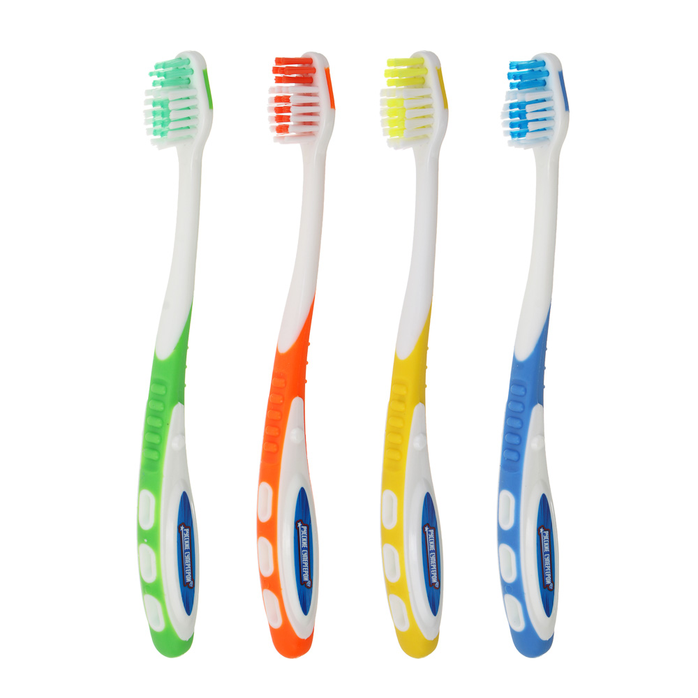 Зубная щетка детская тм PROWAY средней жесткости с колпачком, 1шт, арт.№ 923-007