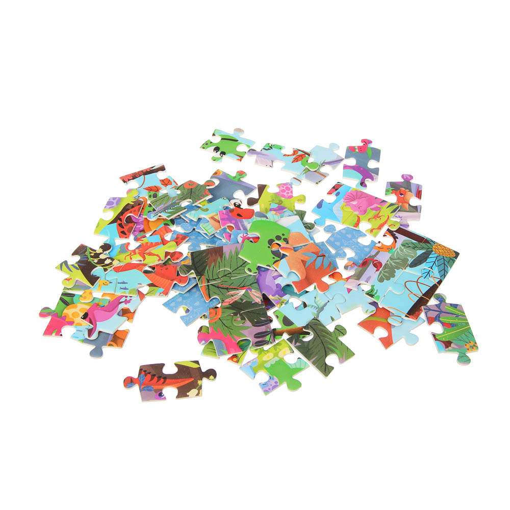 Пазл для малышей, картон, 64 элемента, 12х12х3,5см, арт.№ 262-548