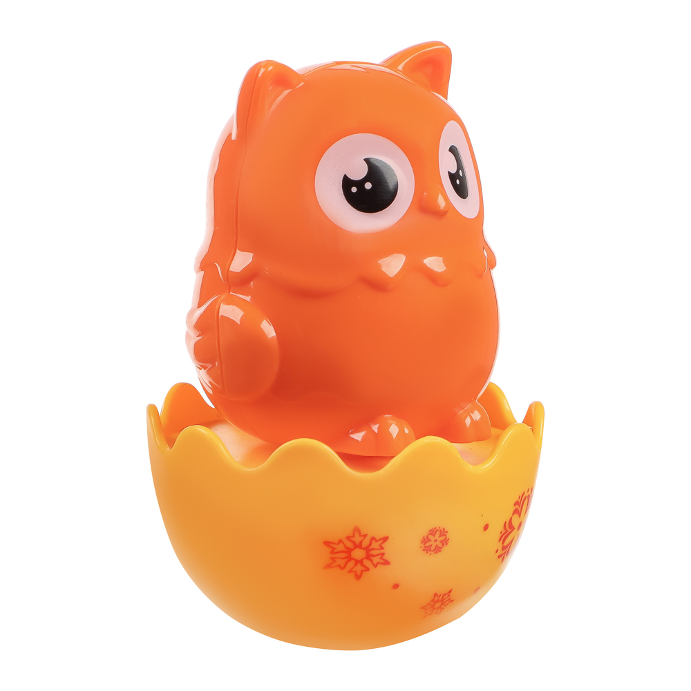 Развивающая игрушка Неваляшка "Животные", ИГРОЛЕНД, ABS, арт.№ 889-092