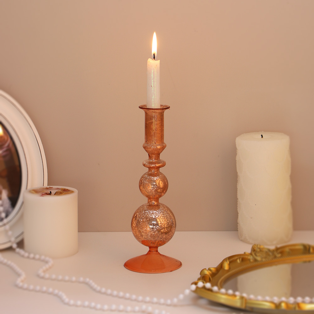 BY COLLECTION White Line Подсвечник, 7х21см, стекло, арт.№ 820-866