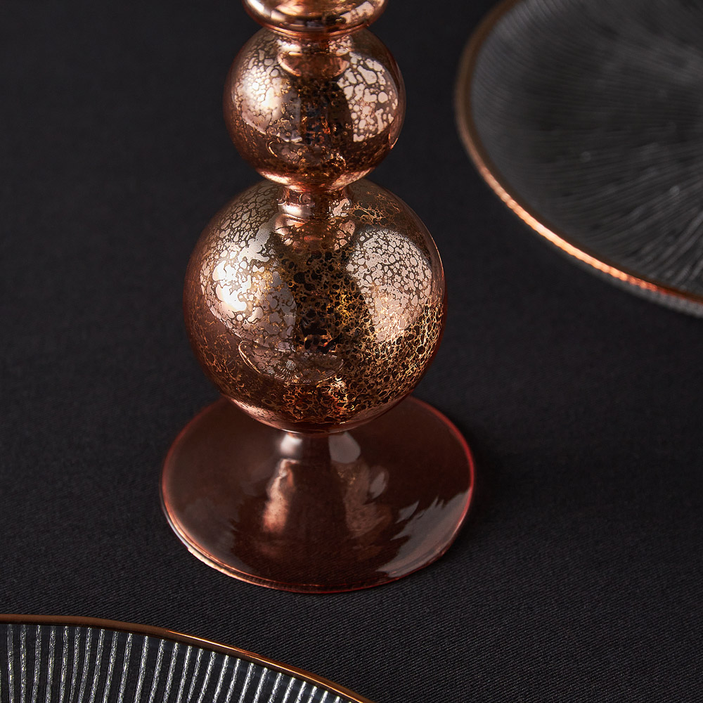 BY COLLECTION White Line Подсвечник, 7х21см, стекло, арт.№ 820-866