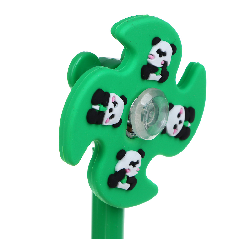 Ручка шариковая синяя, "Панда" антистресс со спиннером, шоу-бокс, арт.№ 591-272