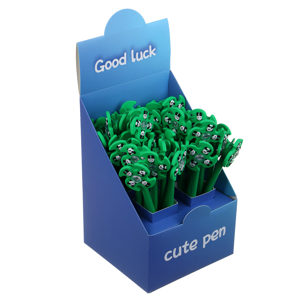 Ручка шариковая синяя, "Панда" антистресс со спиннером, шоу-бокс, арт.№ 591-272