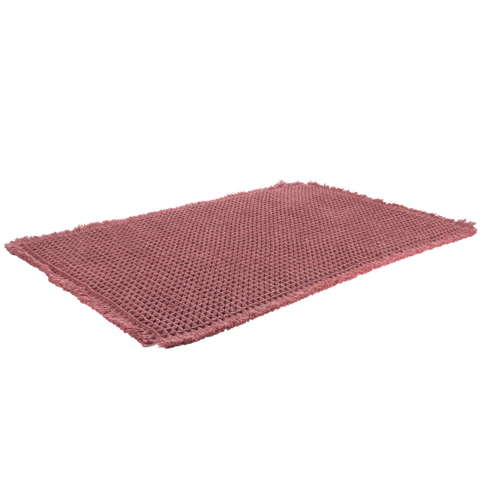 Коврик для ванной комнаты тм VETTA Бургунди, полиэстер 1000г/м2, 50x80см, 2 цвета, арт.№ 462-859