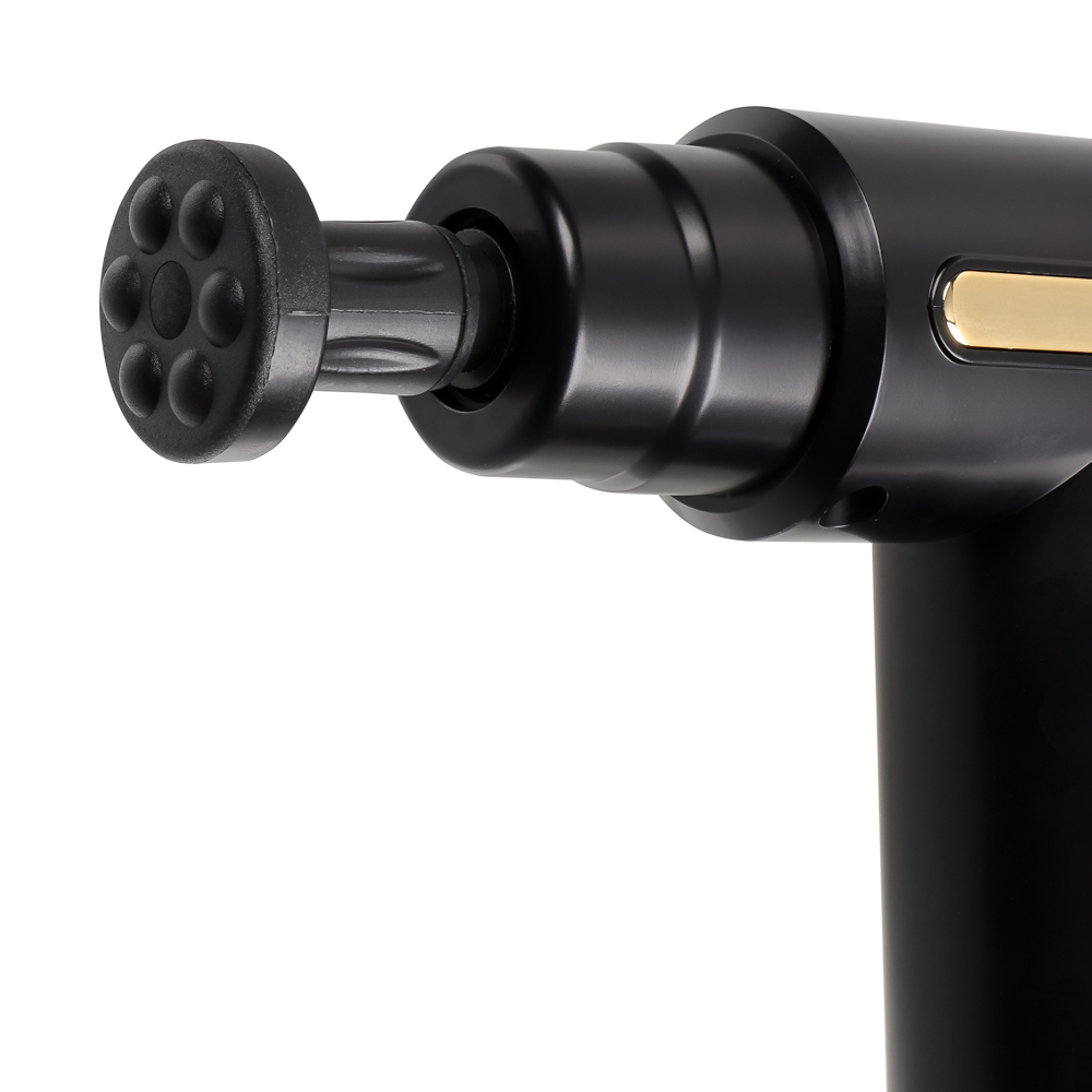 LEBEN Массажёр перкуссионный, 6 режимов, 1200мАч, чёрный, арт.№ 263-034