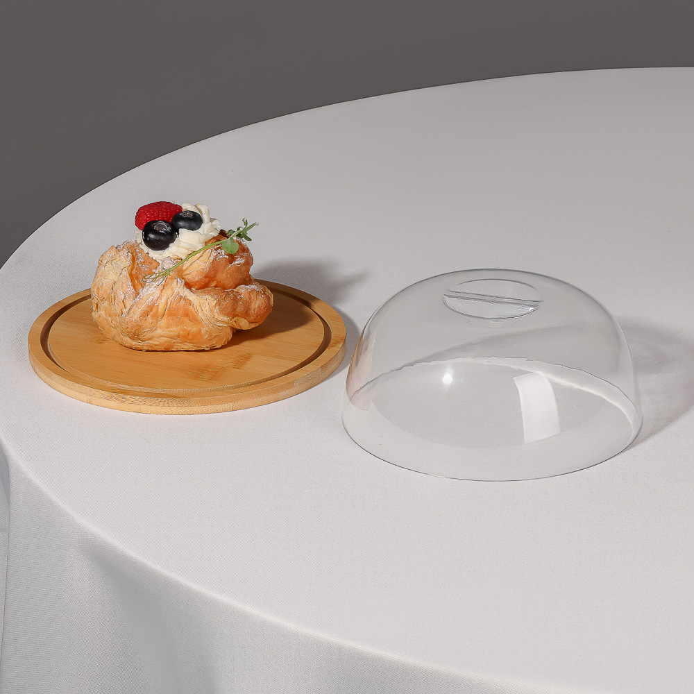 SATOSHI Блюдо сервировочное деревянное с крышкой, бамбук, 18.5х7.5см, арт.№ 883-544