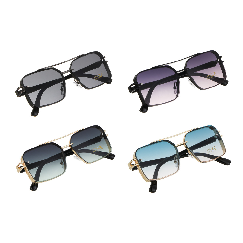 Очки солнцезащитные, тм GALANTE, с защитой от UV излучений, пластик, металл, #10, арт.№ 304-527