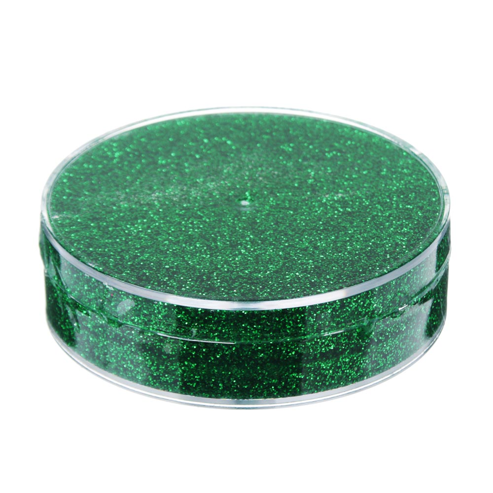 Лизун твердый с блестками 50гр., полимер, 7х7х2см, 6 цветов, арт.№ 218-015