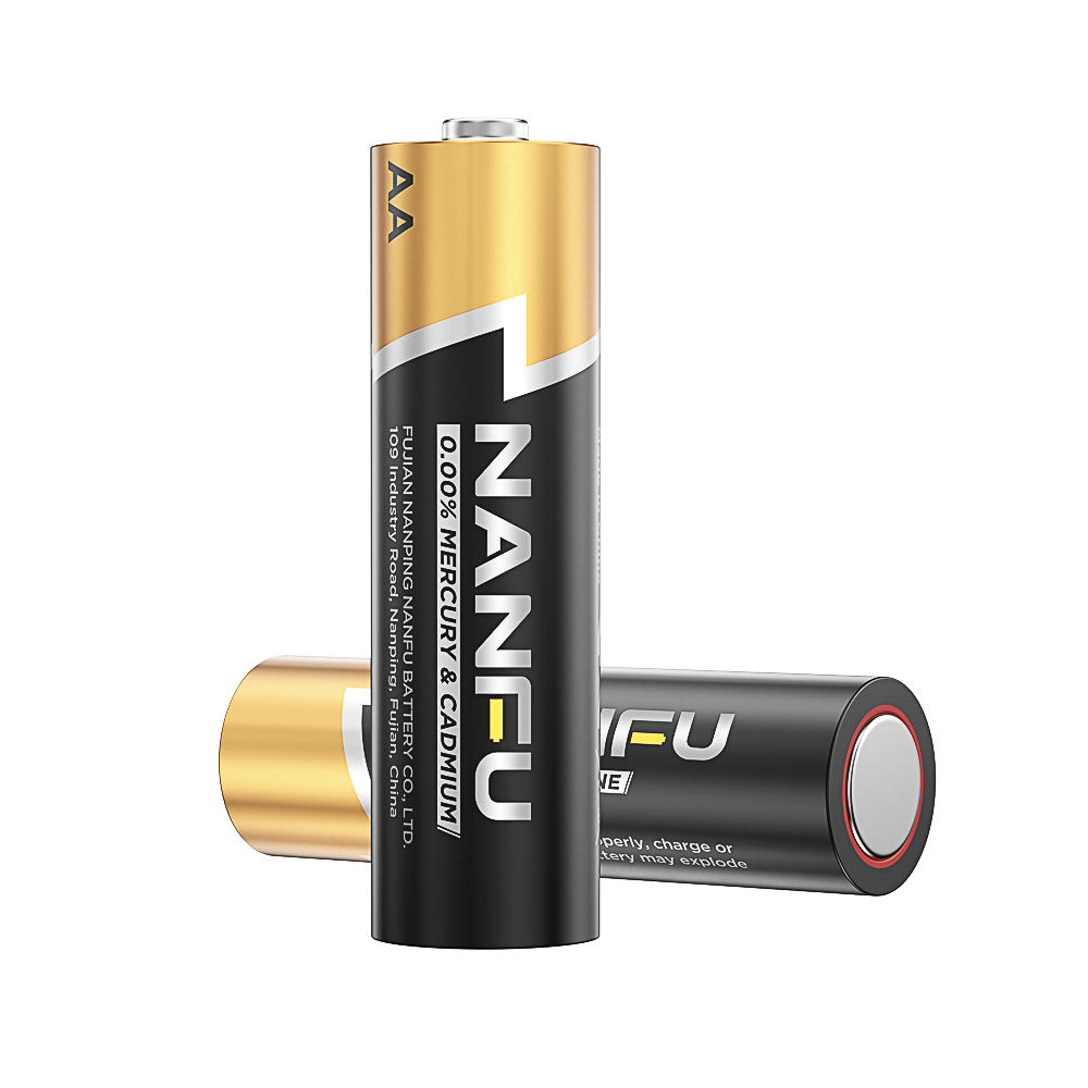 Батарейки AA Nanfu (LR6) 4шт в блистере, щелочные 1.5В, высокой ёмкости, арт.№ 917-136