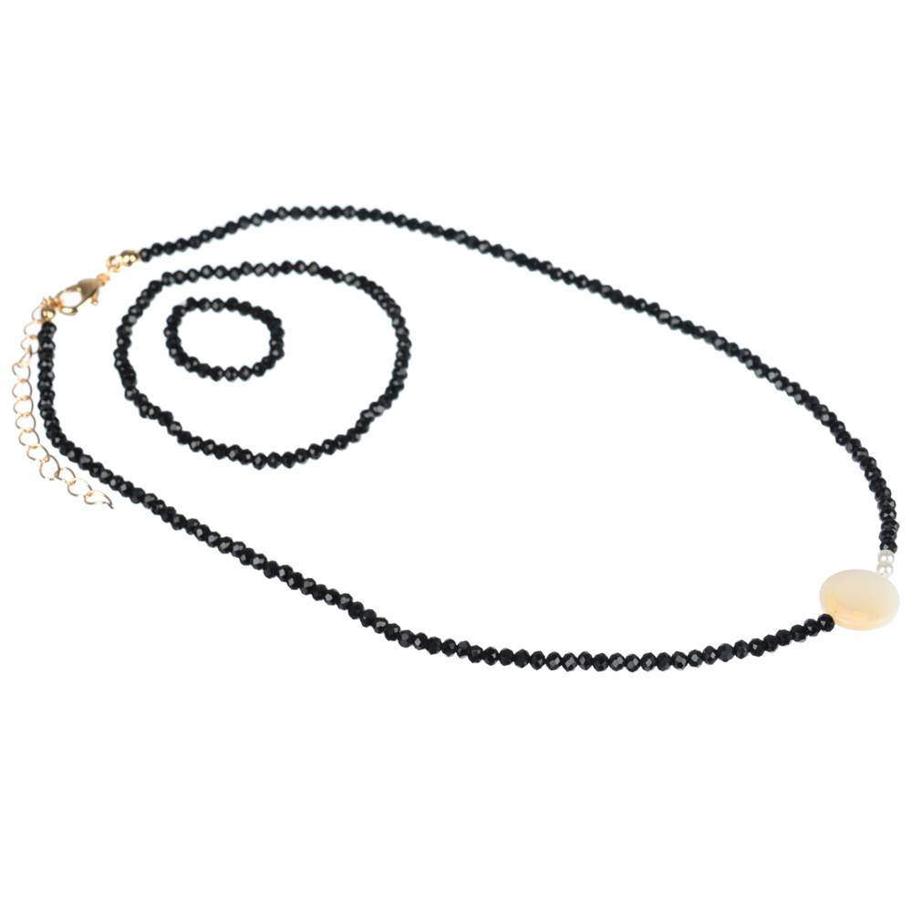 BERIOTTI Набор бижутерии 3 пр.: чокер 43см, браслет d5см, кольцо d1,5см, бисер, биж.сплав, 4 дизайна, арт.№ 316-366